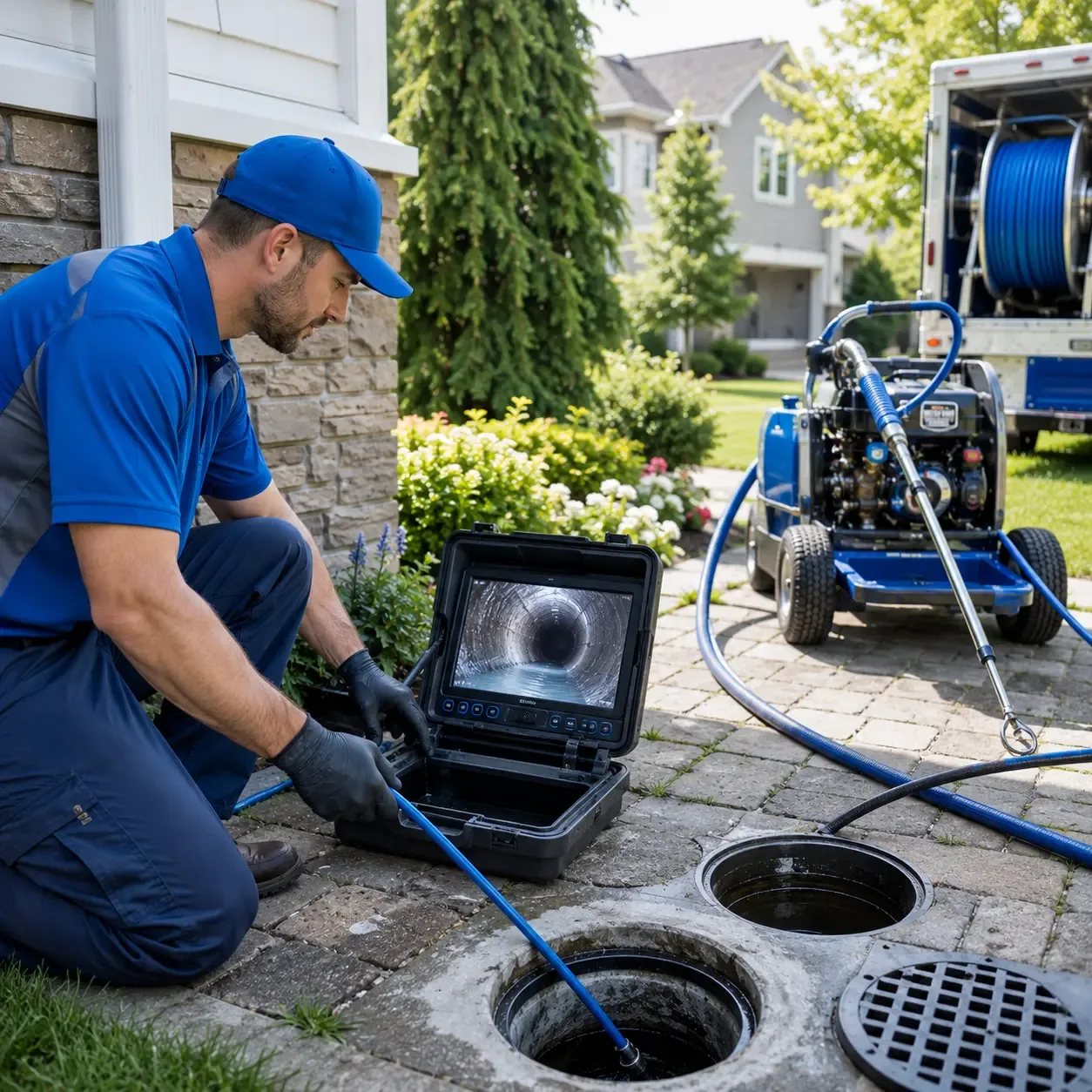 Outdoor drain cleaning professionals serving Goodfield, IL
